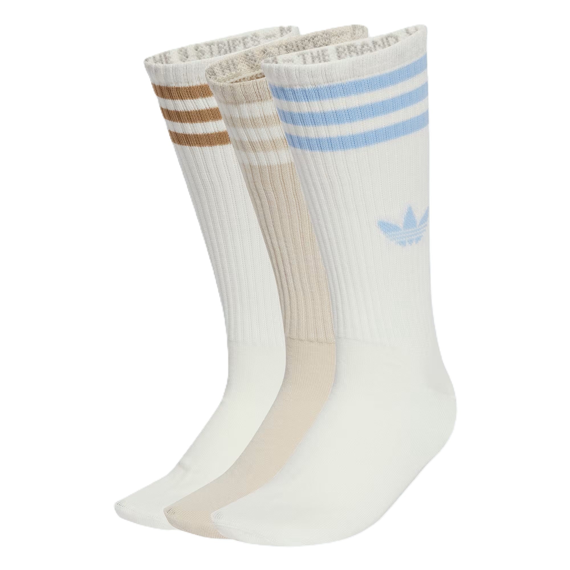 Adidas 3-Stripes High Crew Socks 3 Pairs