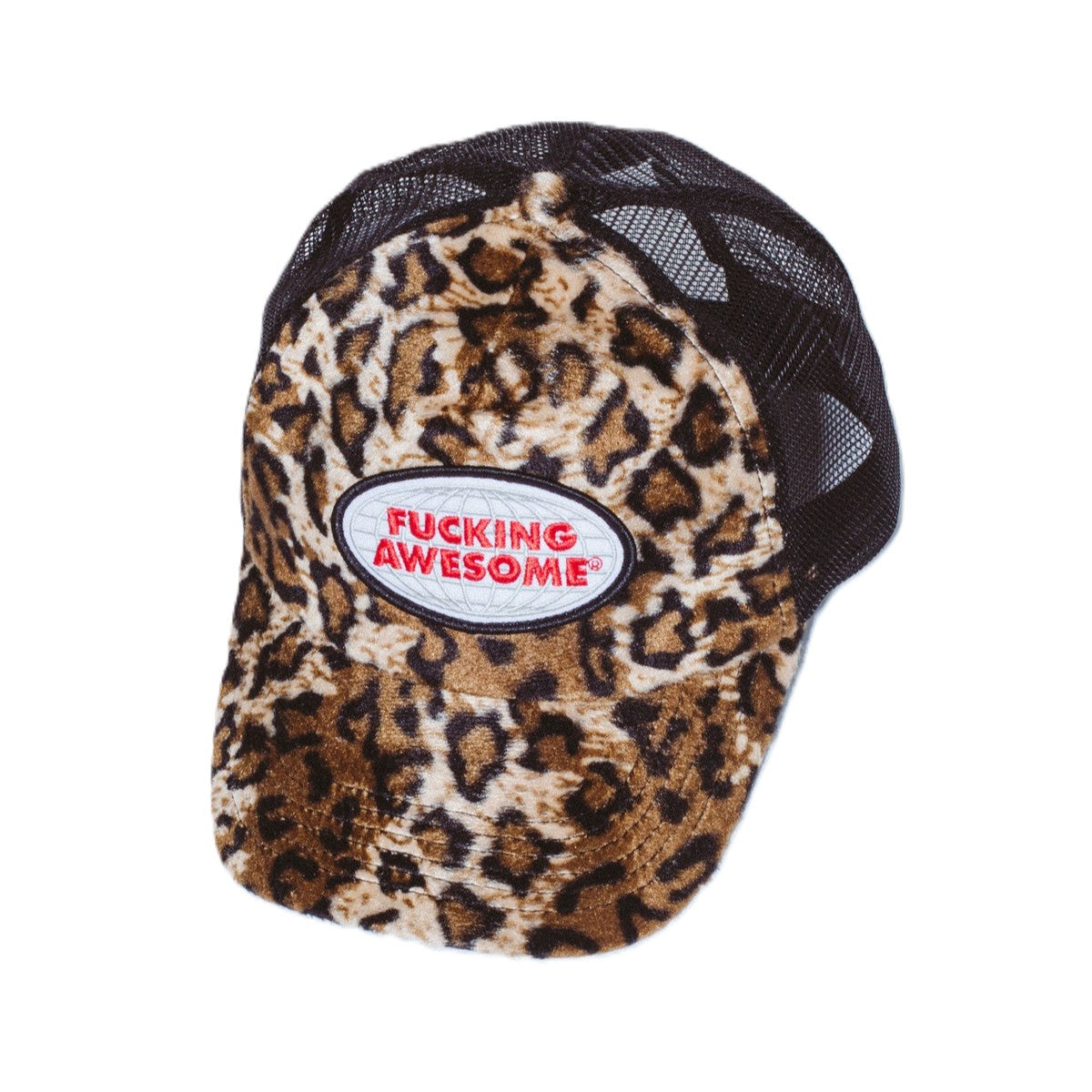 Fuzzy Leopard Hat