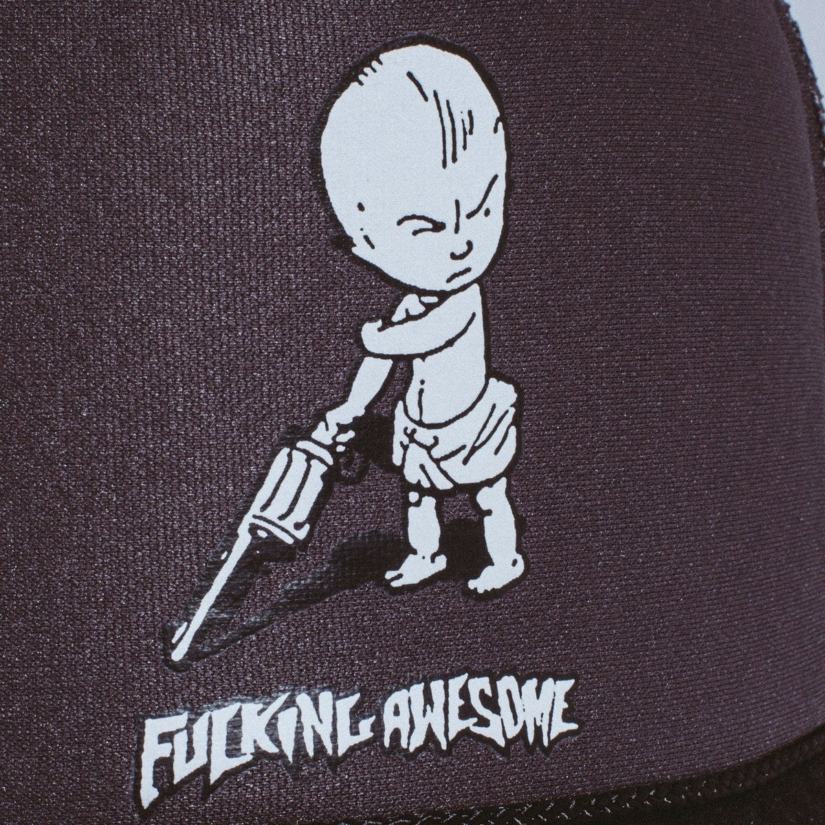 Fucking Awesome Gun Baby Soft Foam Trucker Hat