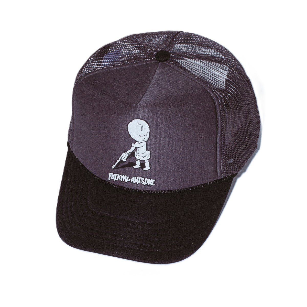 Fucking Awesome Gun Baby Soft Foam Trucker Hat
