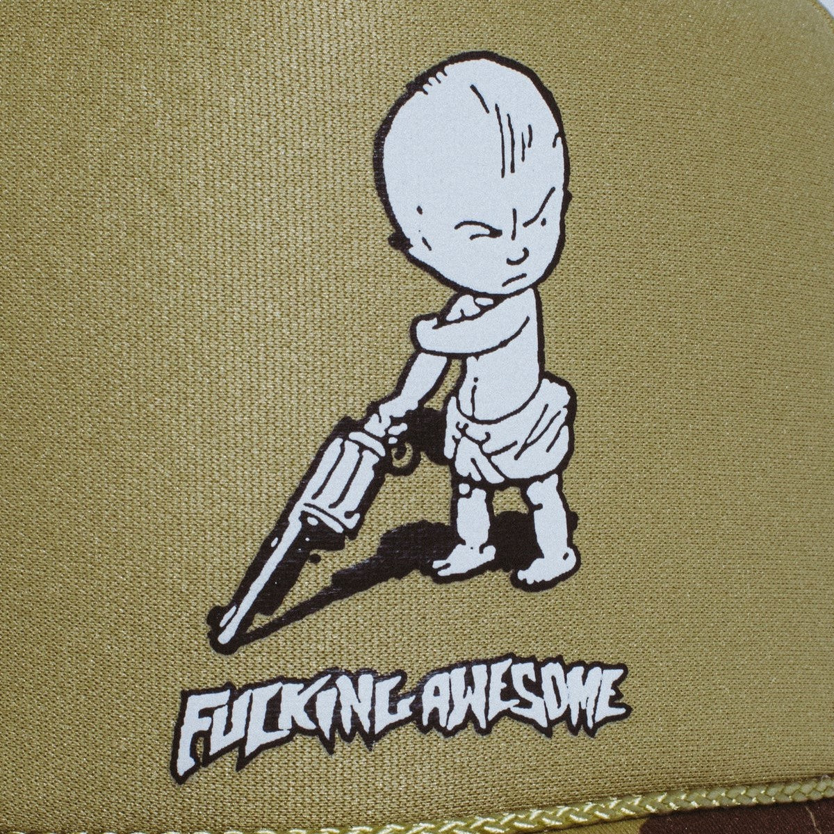Fucking Awesome Gun Baby Soft Foam Trucker Hat