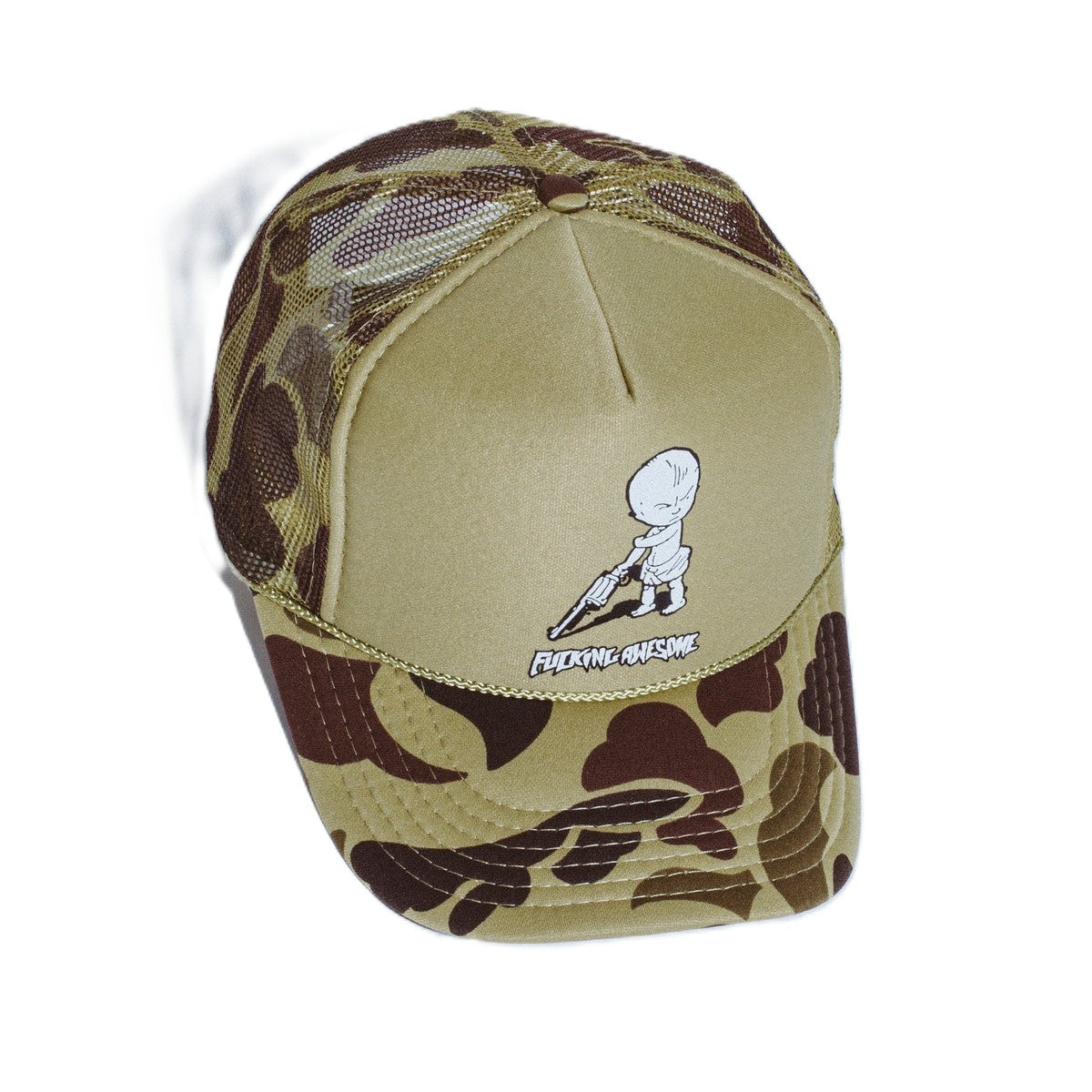 Fucking Awesome Gun Baby Soft Foam Trucker Hat