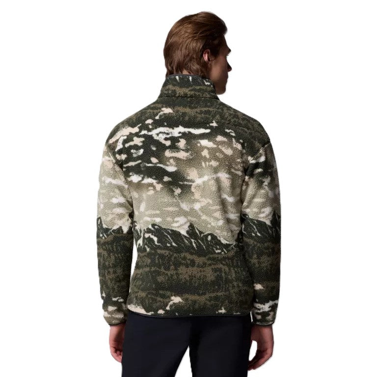 Columbia Helvetia II Printed Half Snap Fleece Camel Brown Sisters