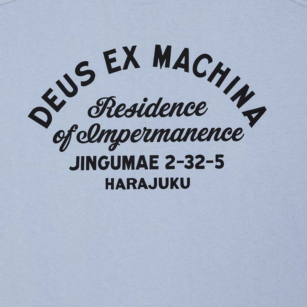Deus Harajuku Sign Tee Cerulean Blue