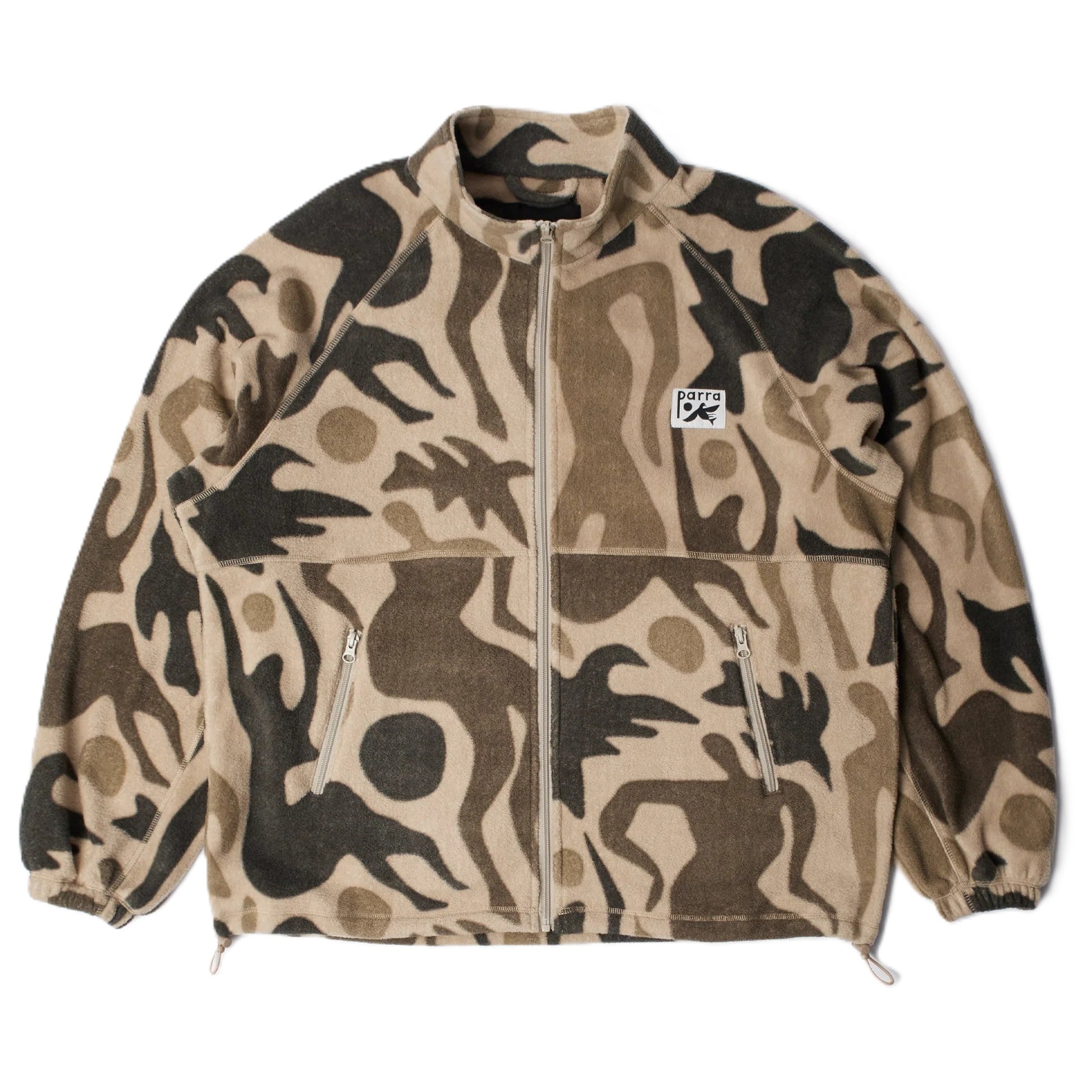 by Parra Just like heaven fleece jacket Sand