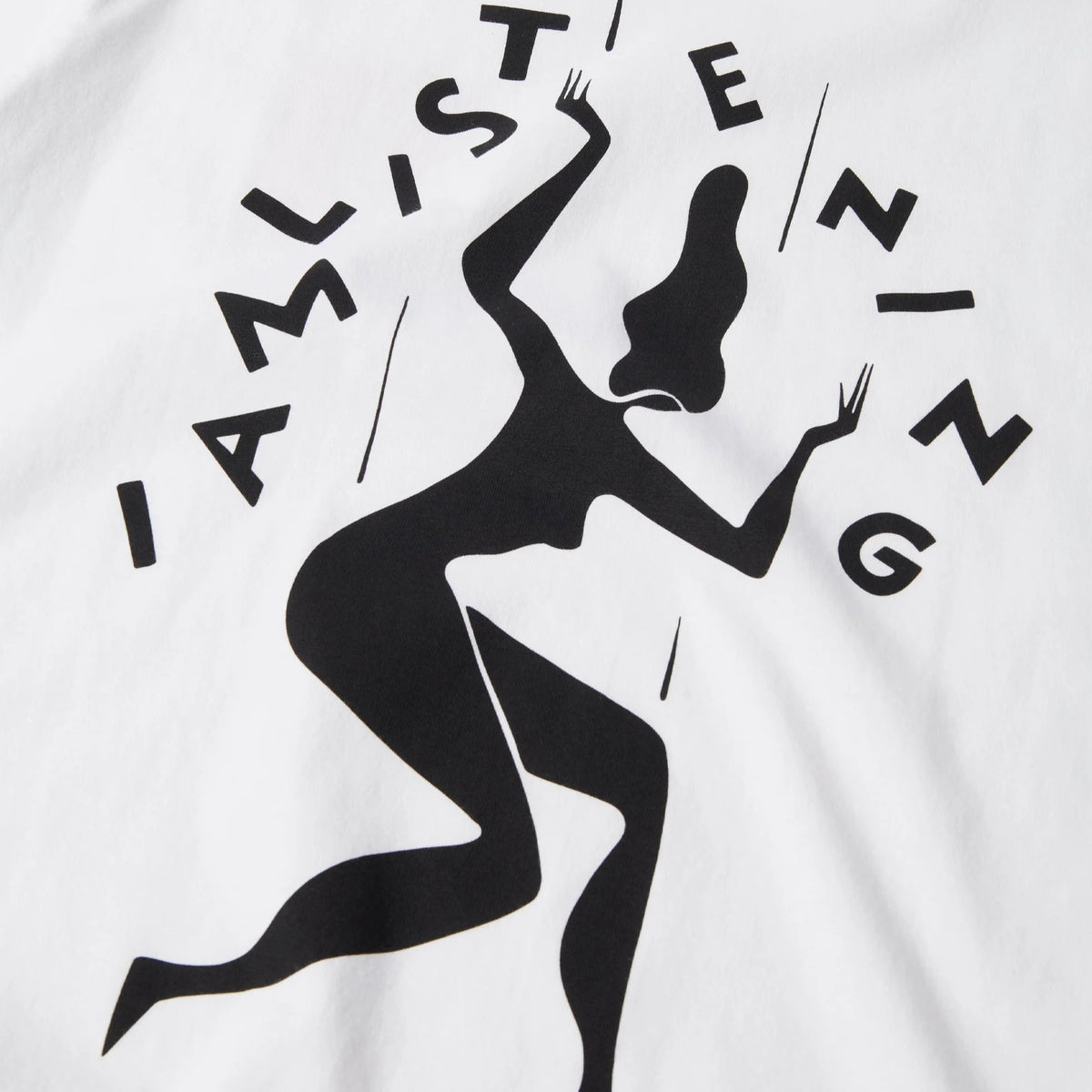 by Parra Not listening T-Shirt White
