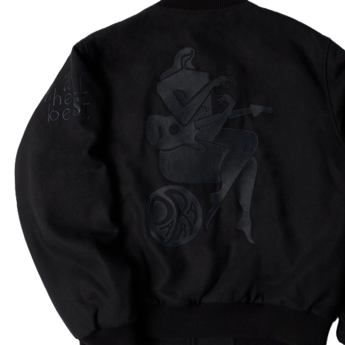 by Parra All the best varsity jacket Black
