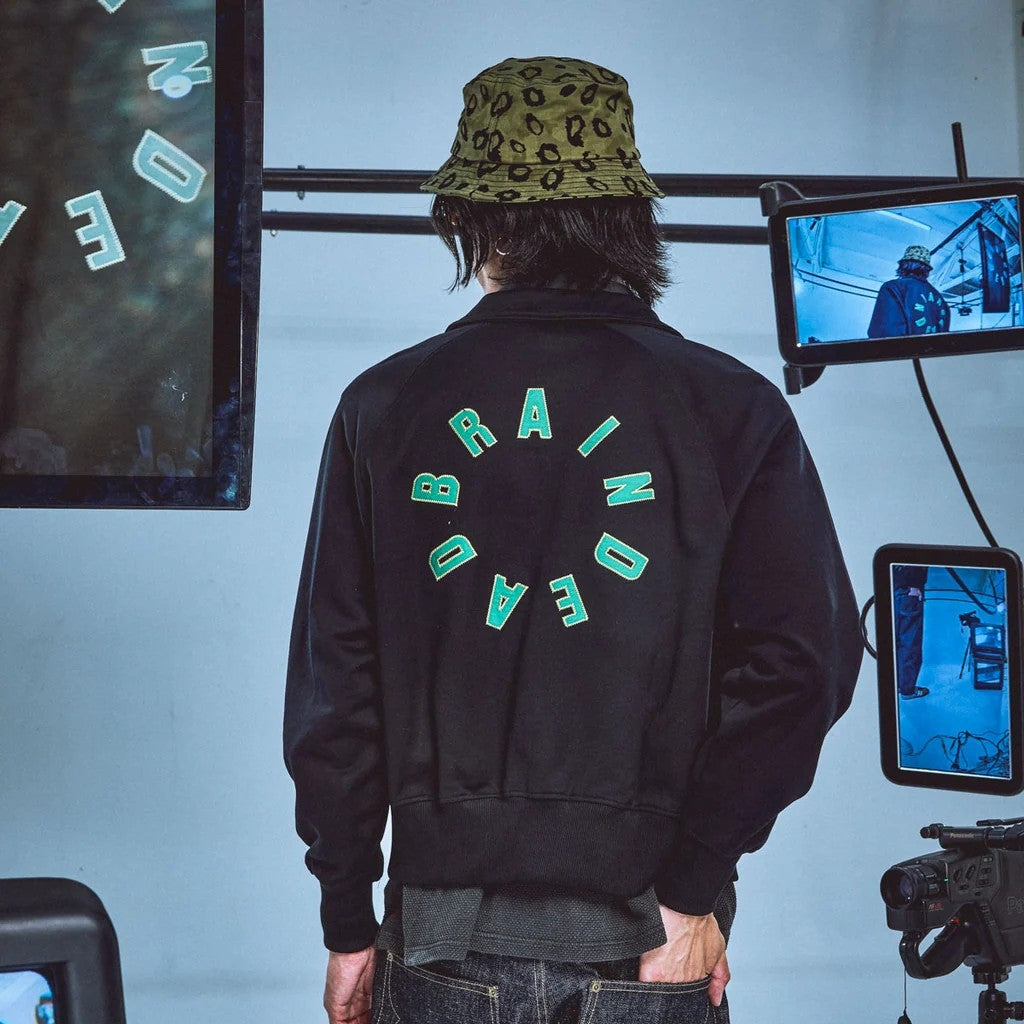 Brain Dead Collegiate Mercerized Track Jacket Black