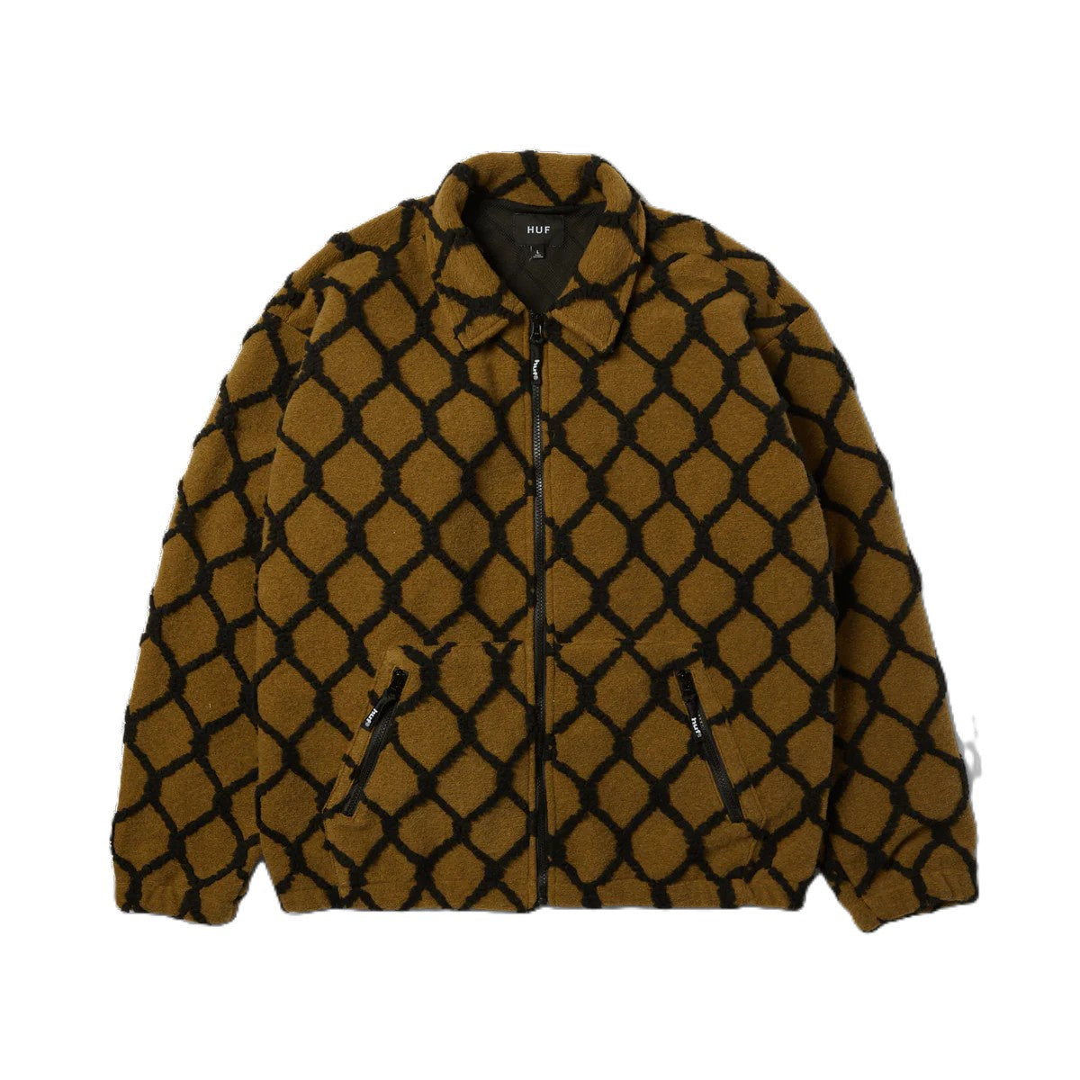 Huf Breakthrough High Pile Jacket Moss