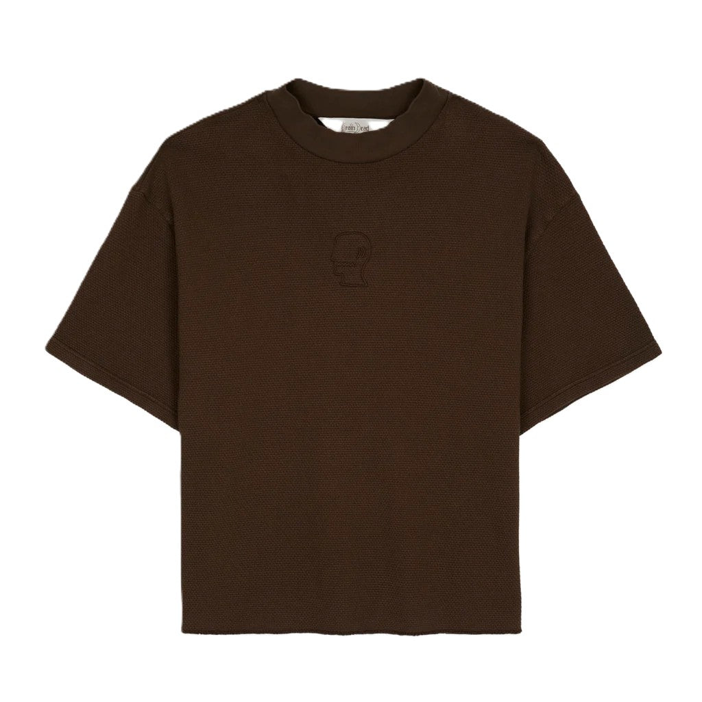 Brain Dead Boxy Thermal Mock Neck T-Shirt