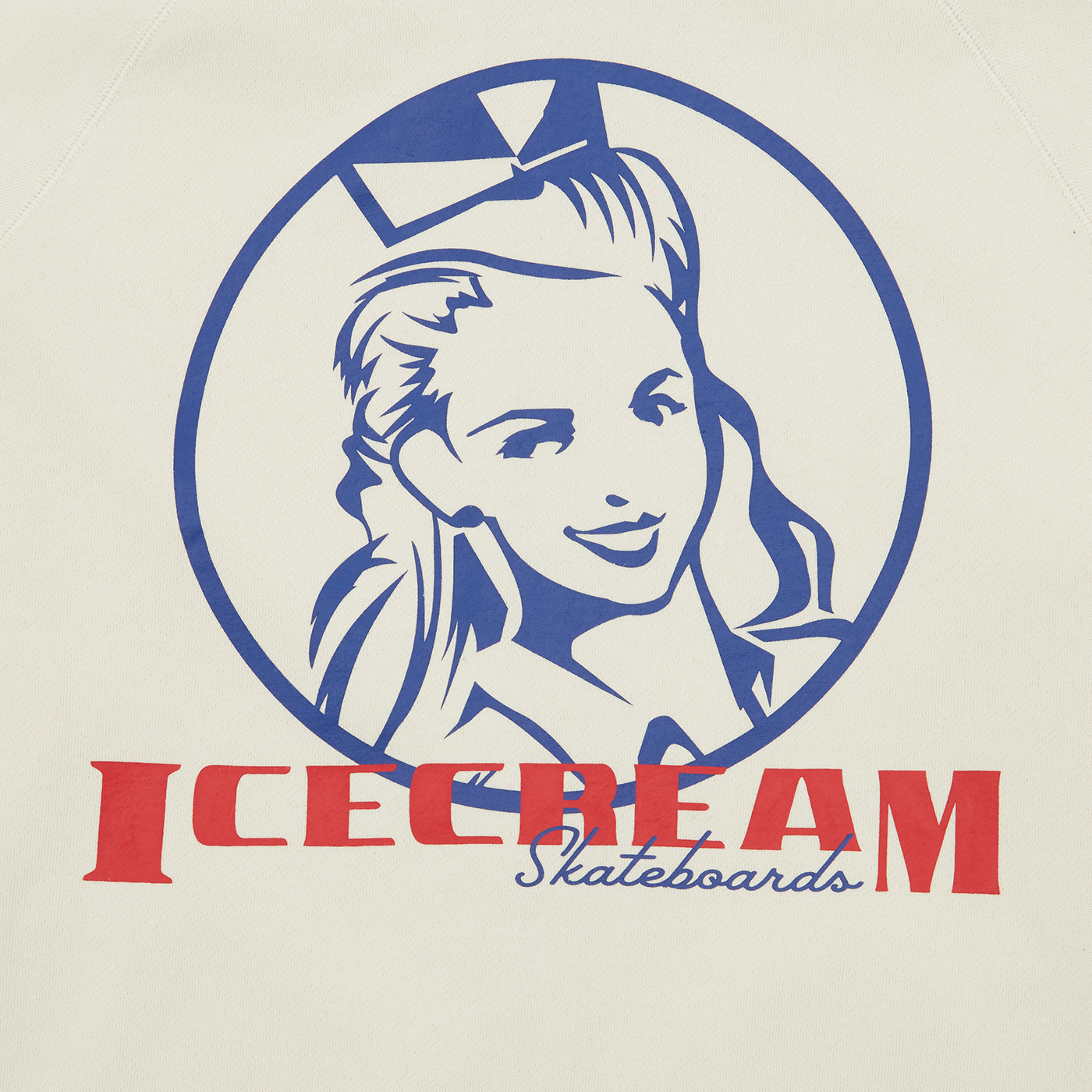 ICECREAM Waitress Zip Through Hood Oat