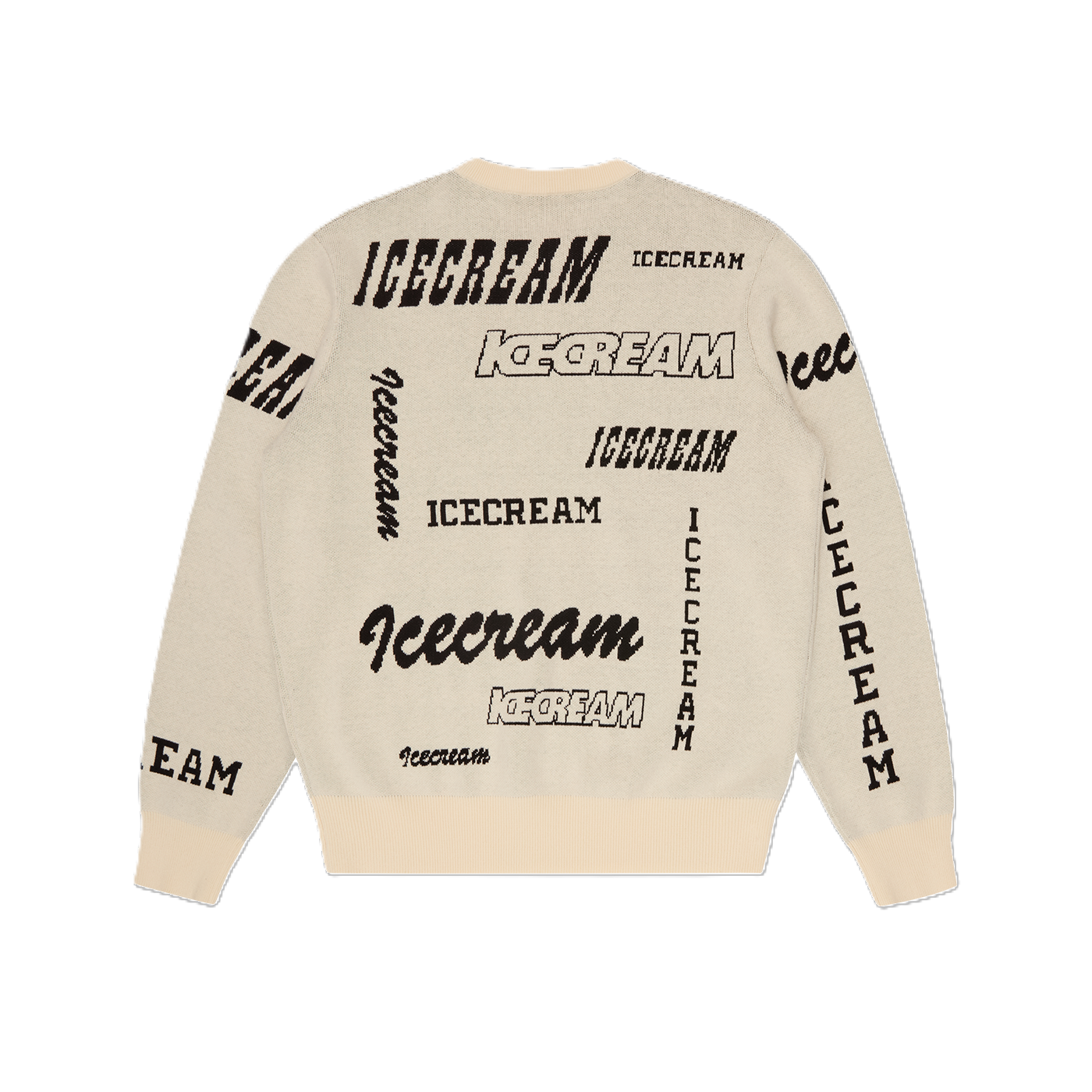 ICECREAM Multi Logo Knitted Crewneck