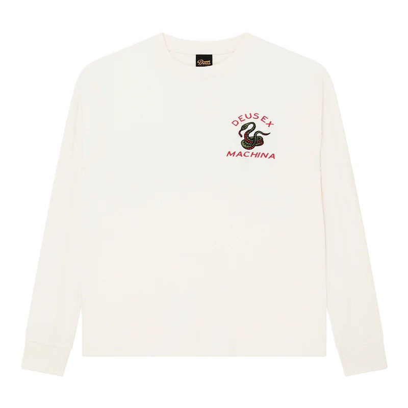 Deus Danger Noodle LS Tee Dirty White