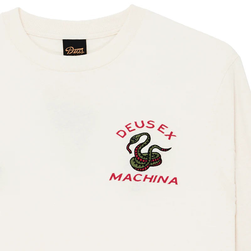 Deus Danger Noodle LS Tee Dirty White