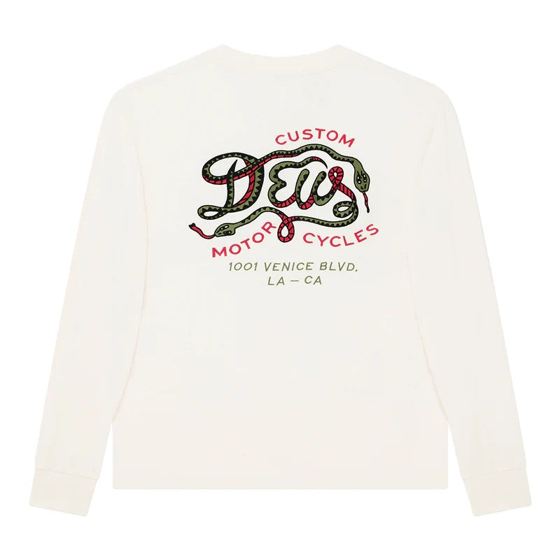 Deus Danger Noodle LS Tee Dirty White
