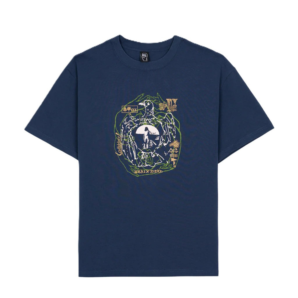 Brain Dead Earth Defense T-Shirt Slate