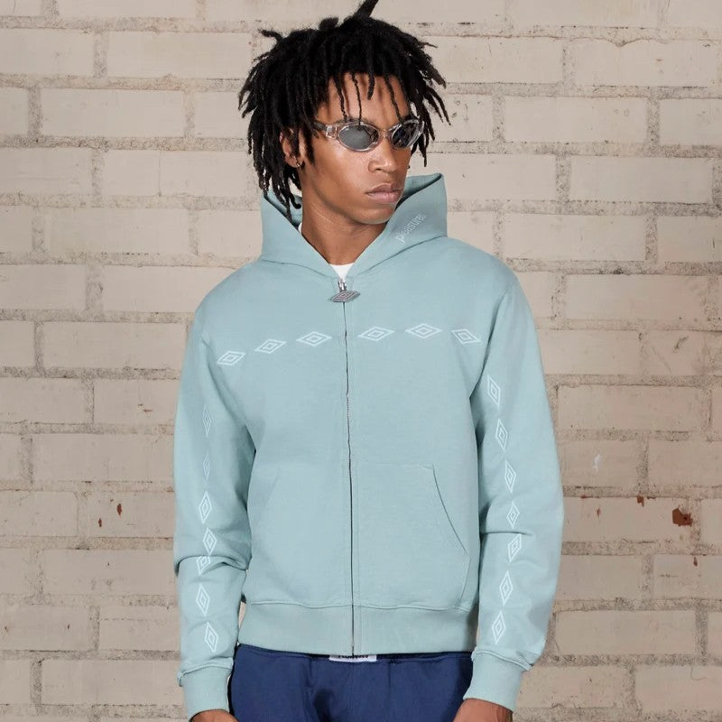 Pleasures X Umbro Diamonds Zip Fitted Hoodie