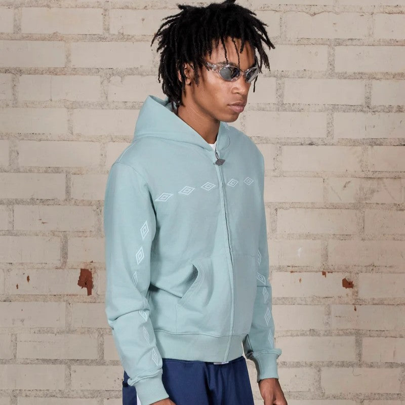 Pleasures X Umbro Diamonds Zip Fitted Hoodie