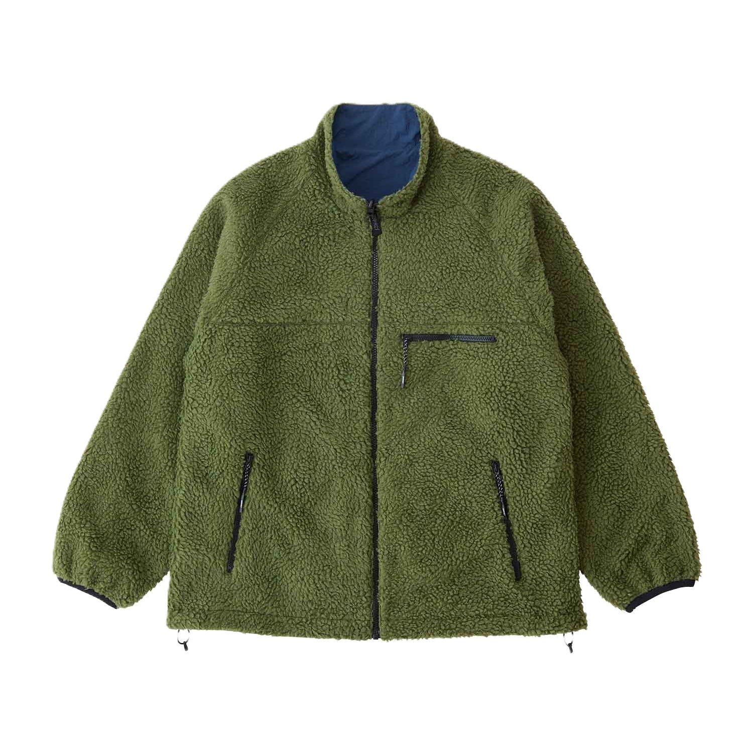 Gramicci Reversible Sherpa Jacket Olive/Dusty Navy
