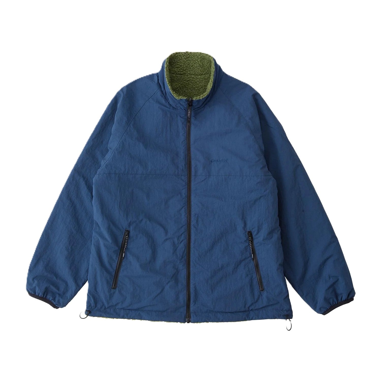Gramicci Reversible Sherpa Jacket Olive/Dusty Navy