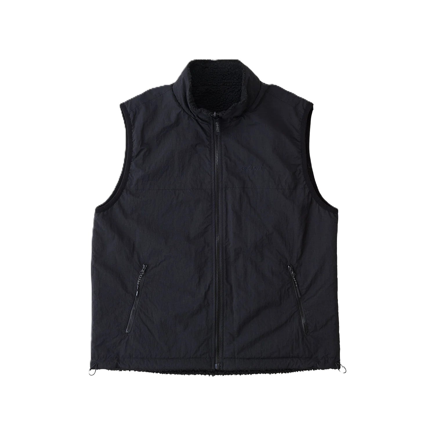 Gramicci Reversible Sherpa Vest Charcoal/Black