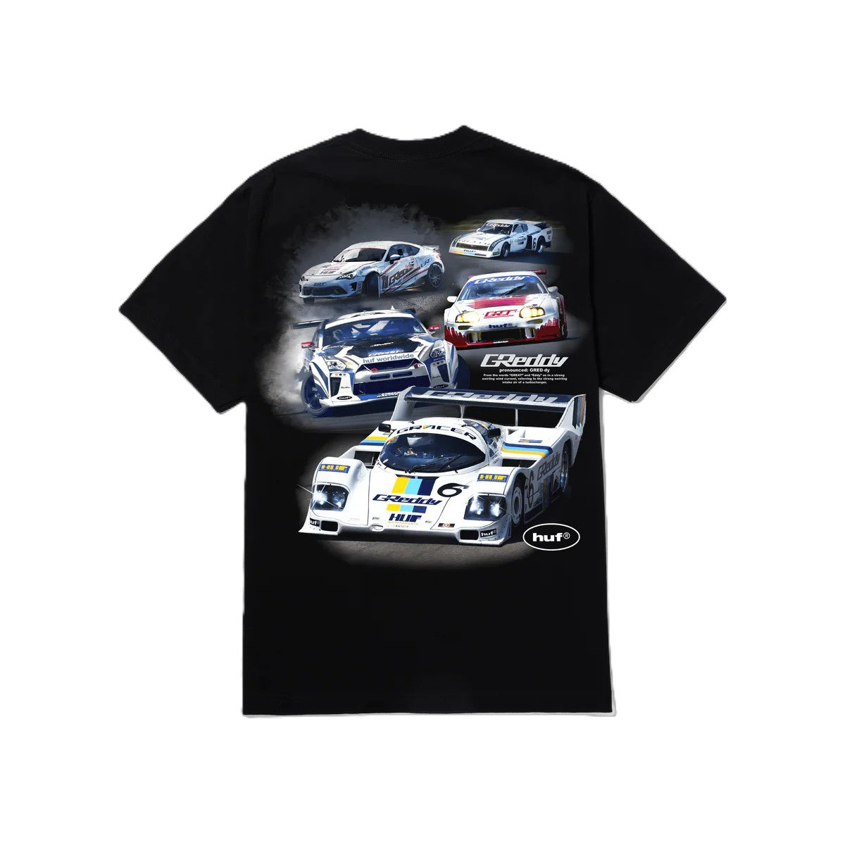 HUF x GReddy T-Shirt Black