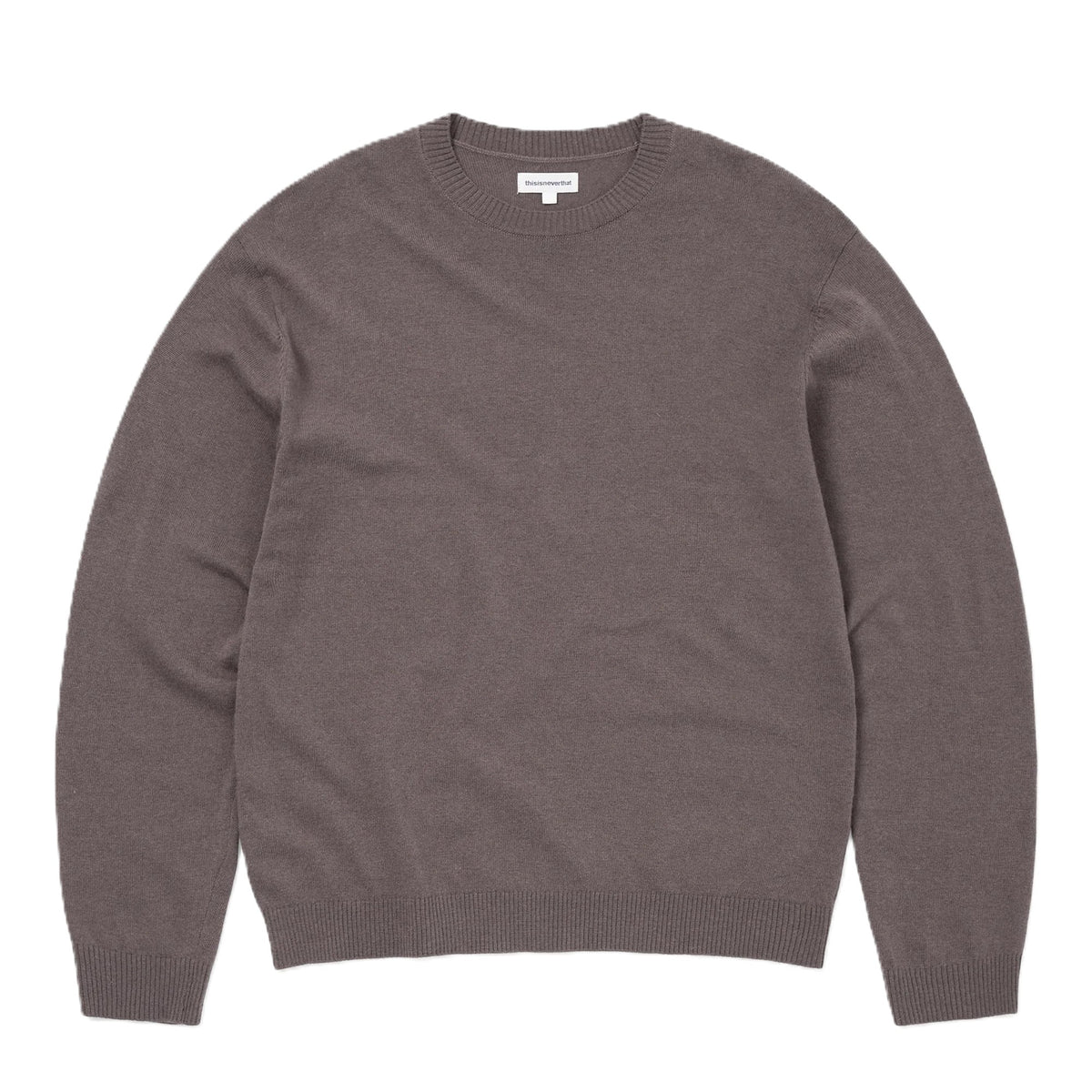 thisisneverthat High Gauge Knit Sweater Greyish Brown