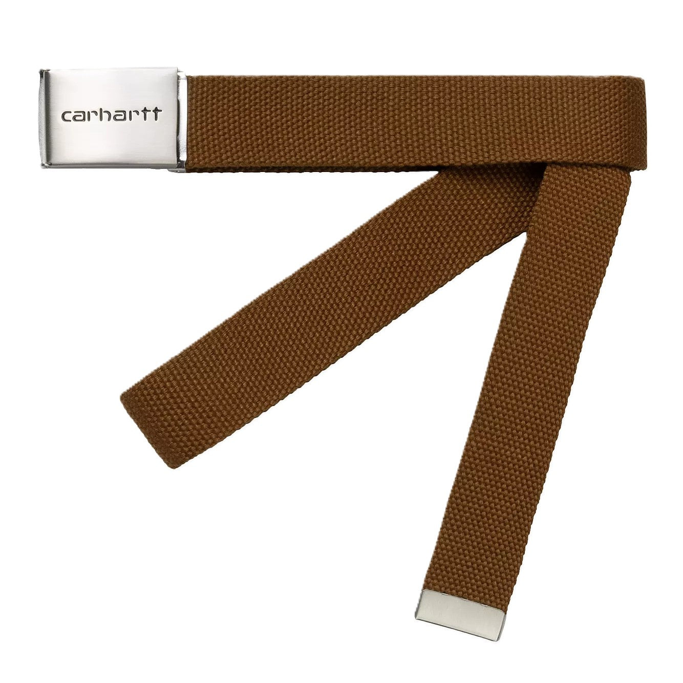 Carhartt Clip Belt Chrome Hamilton Brown