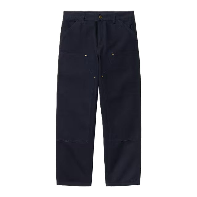 Carhartt WIP Double Knee Pant Dark Navy, Rinsed