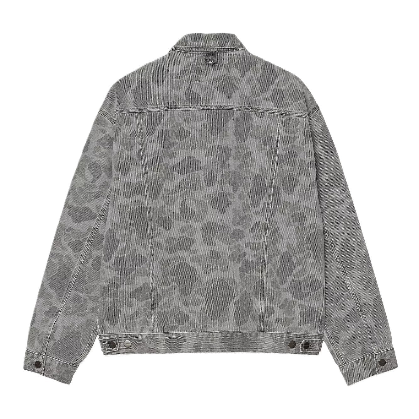 Carhartt Duck Helston Jacket Duck Camo Black Heavy Bleached