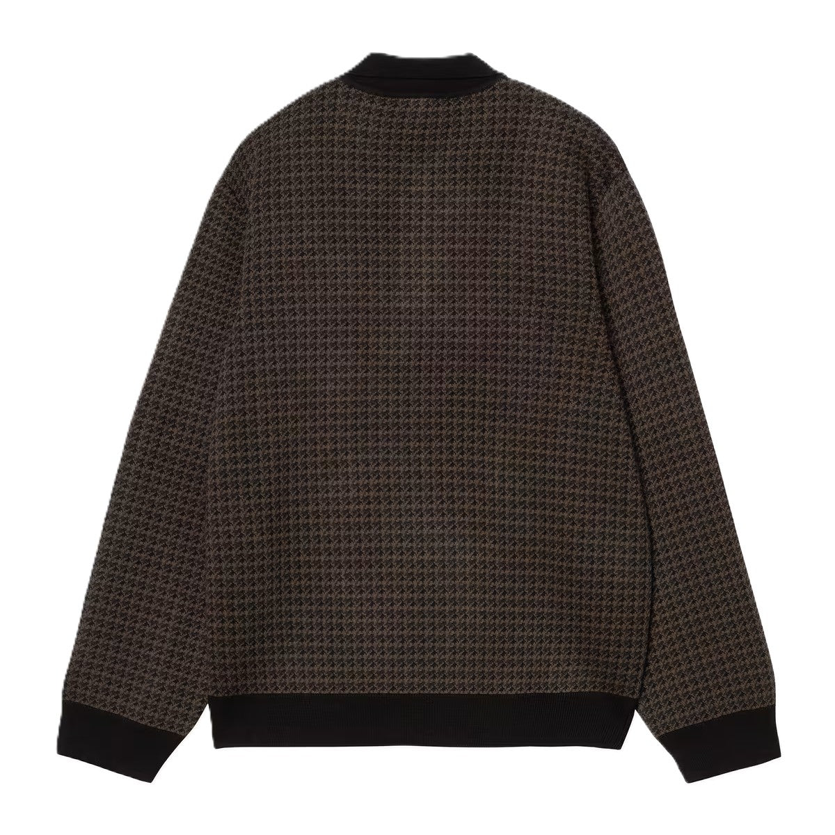 Carhartt L/S Lowis Polo Houndstooth, Vitola Heather