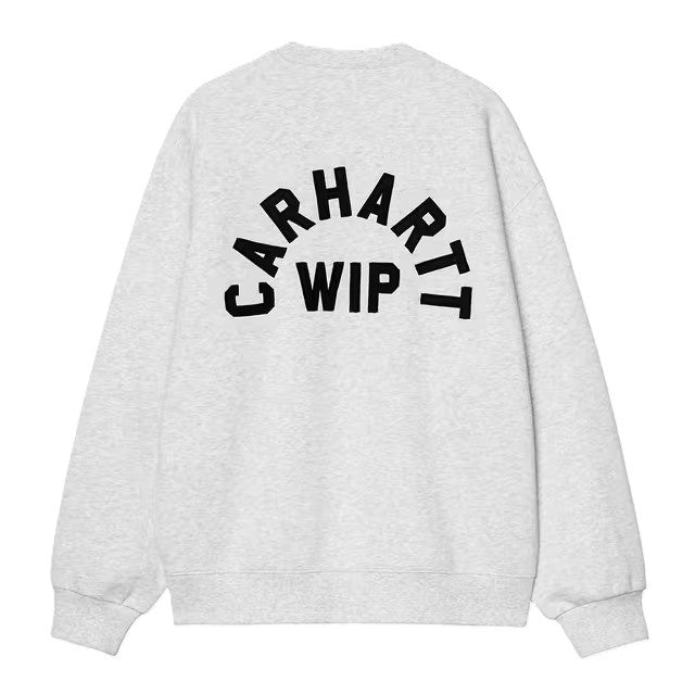 Carhartt WIP Arch Script Sweat Ash Heather