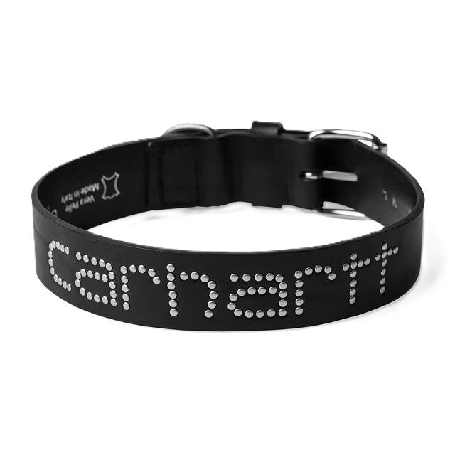 Carhartt WIP Script Studs Dog Collar M/L