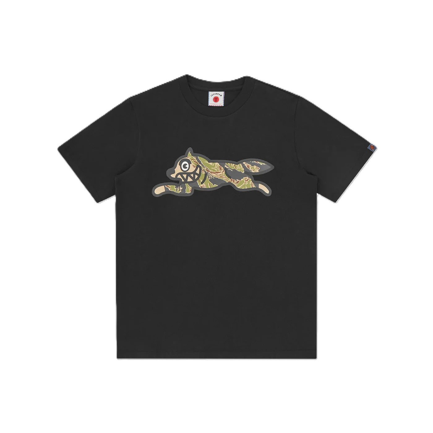 ICECREAM Tiger Stripe Running Dog T-Shirt