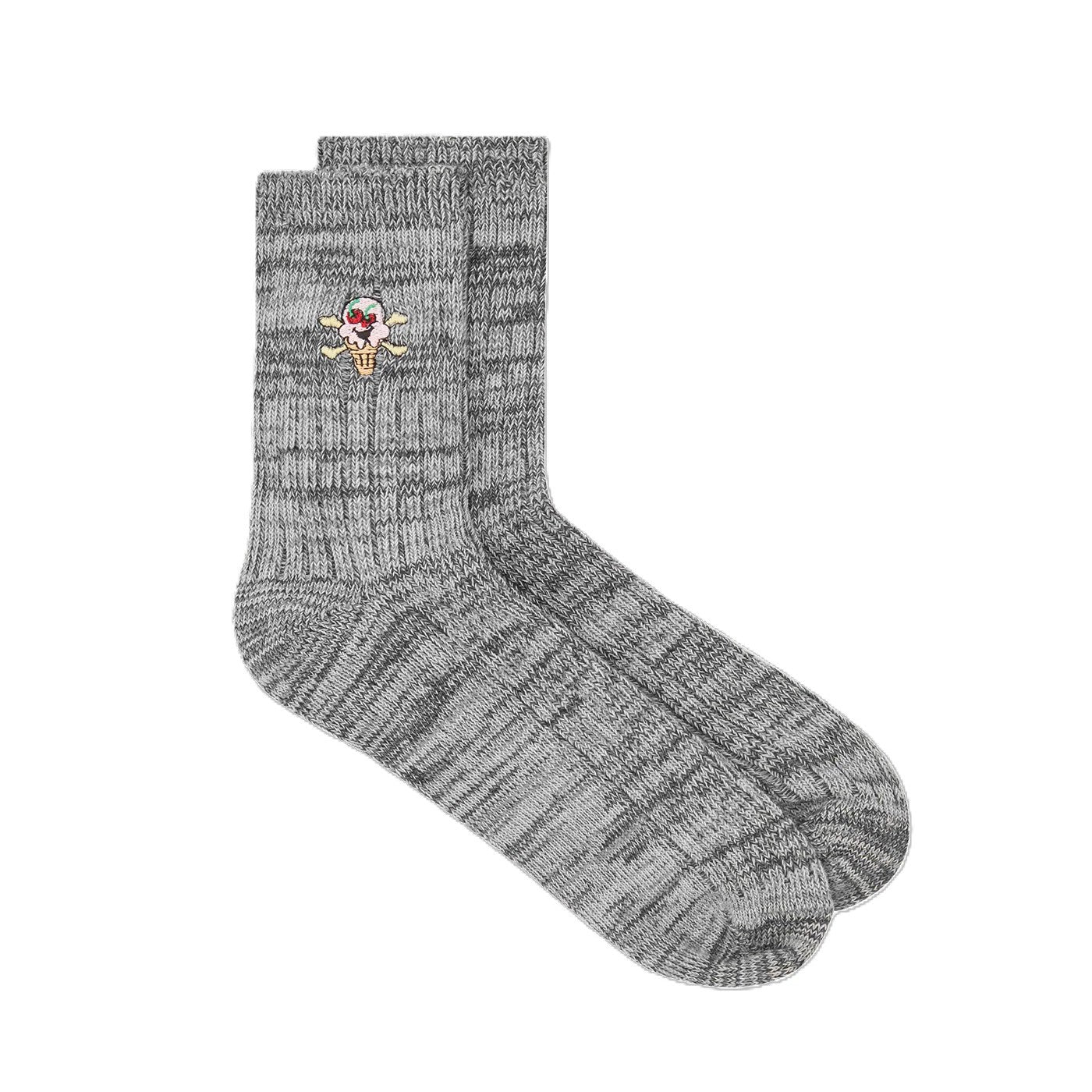 ICECREAM Cones & Bones Marl Socks