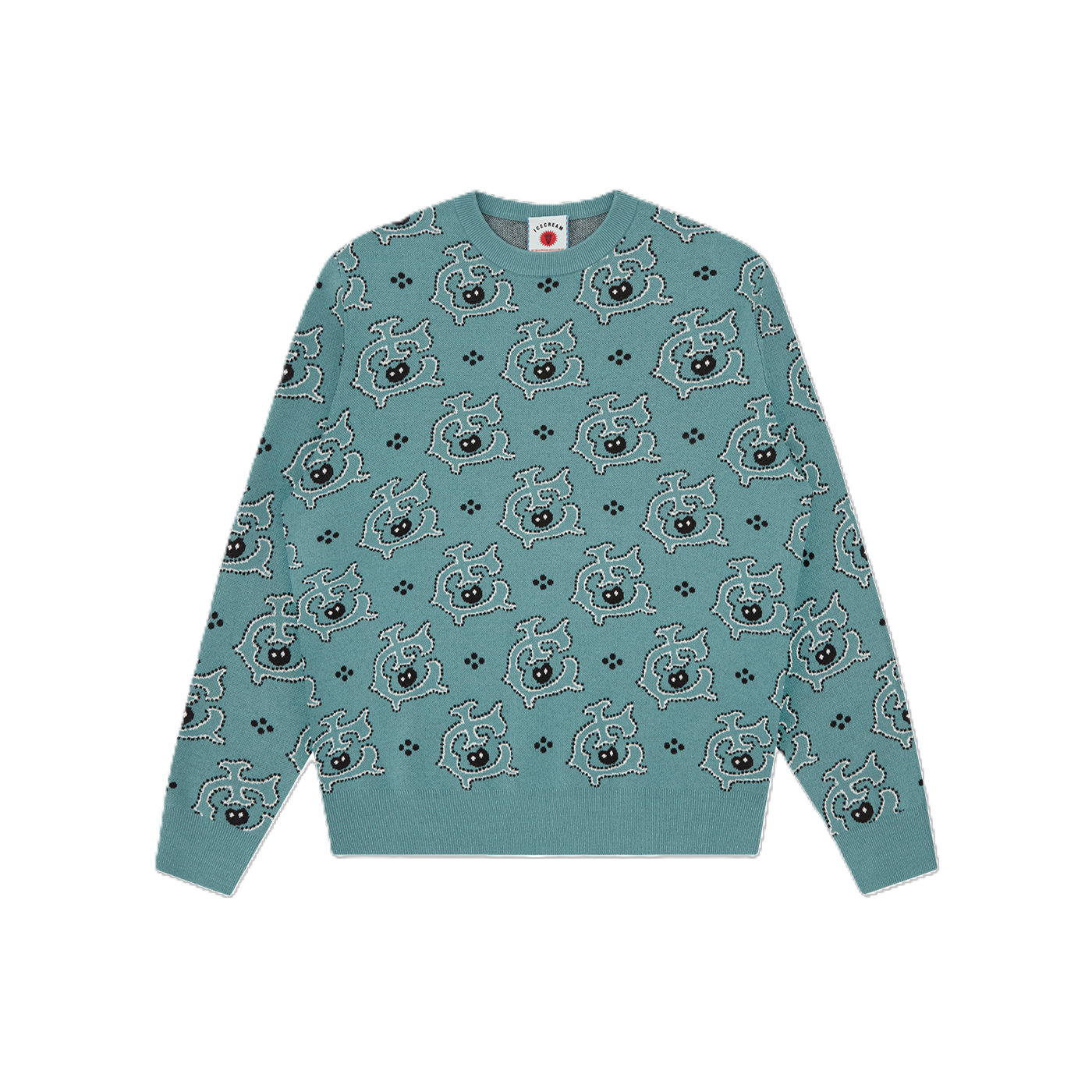 ICECREAM Monogram Knitted Crewneck