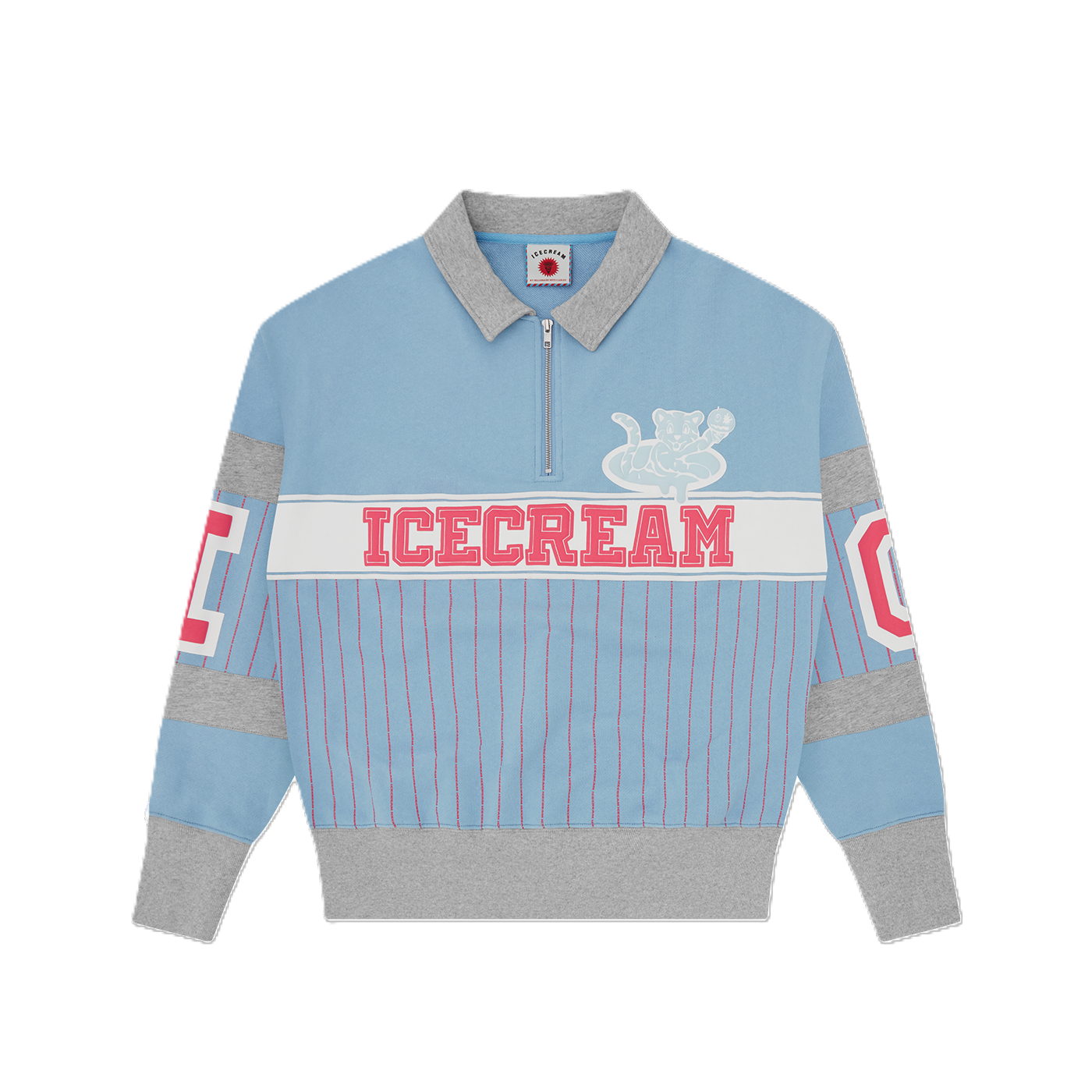 ICECREAM Cubs Collared Quarter Zip
