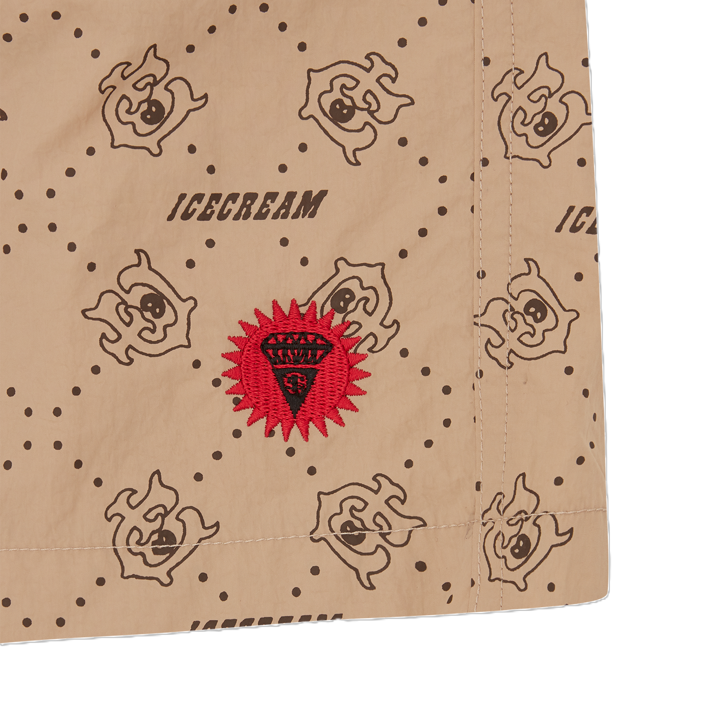 ICECREAM Monogram Running Dog Swim Shorts