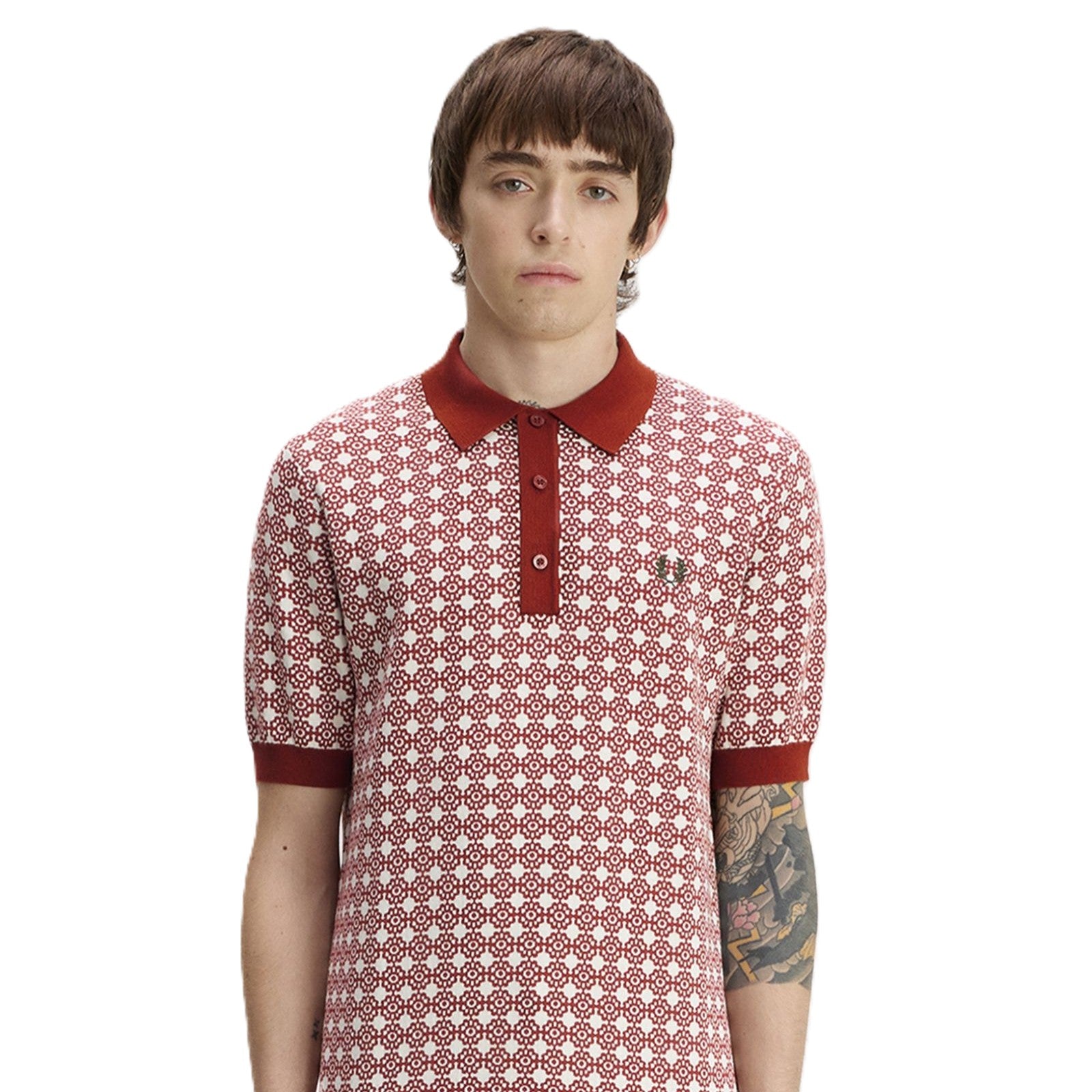 Fred Perry Floral Jacquard Shirt