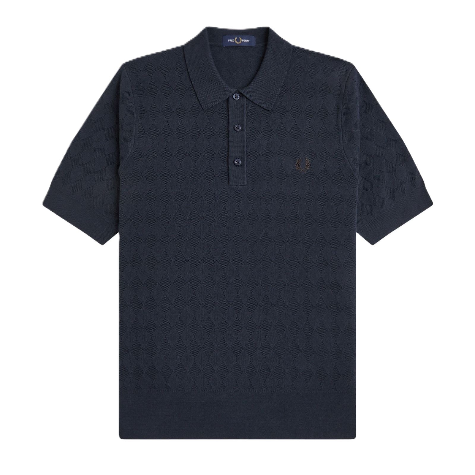 Fred Perry Pointelle Knitted Shirt