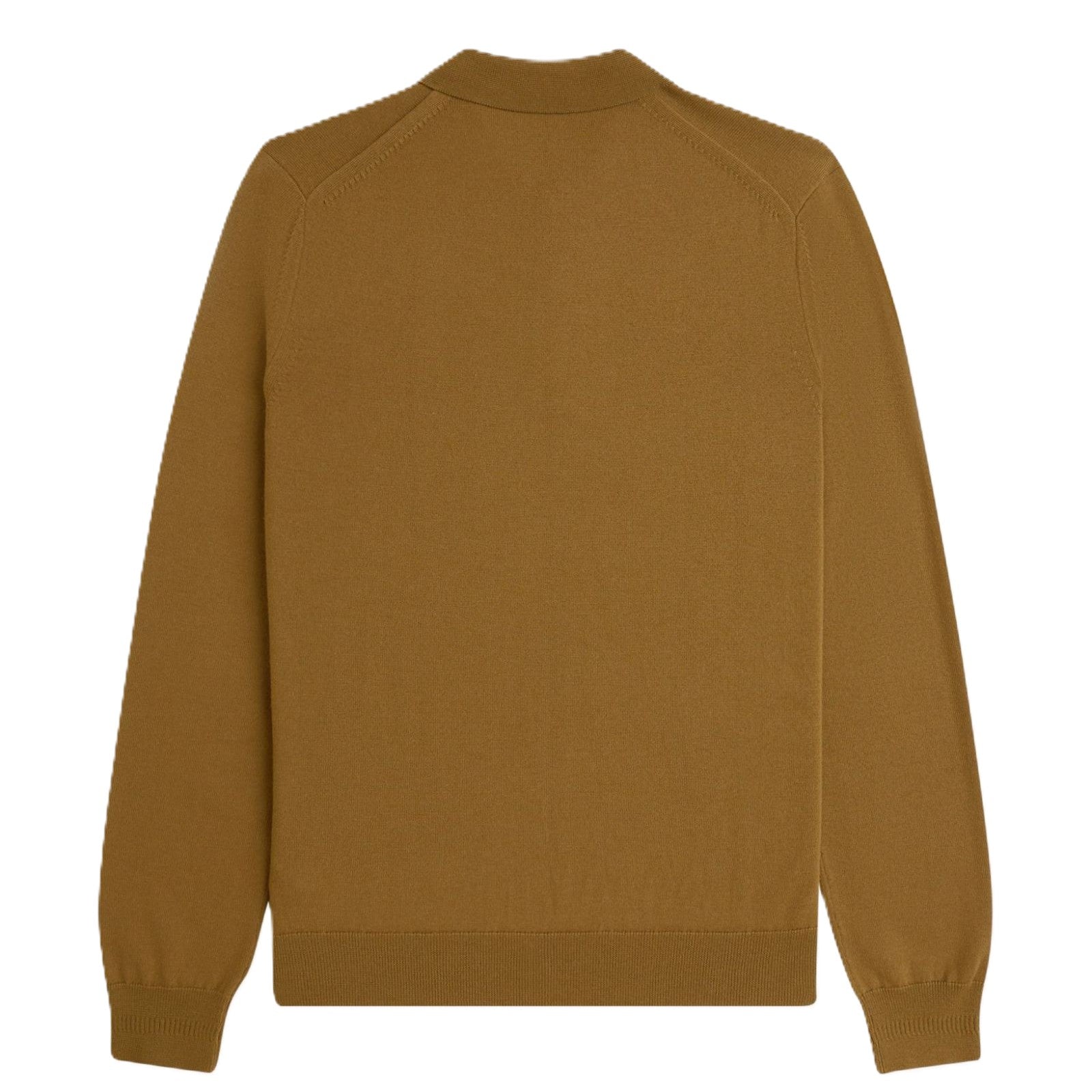 Fred Perry Classic Knitted Shirt LS Shaded Stone