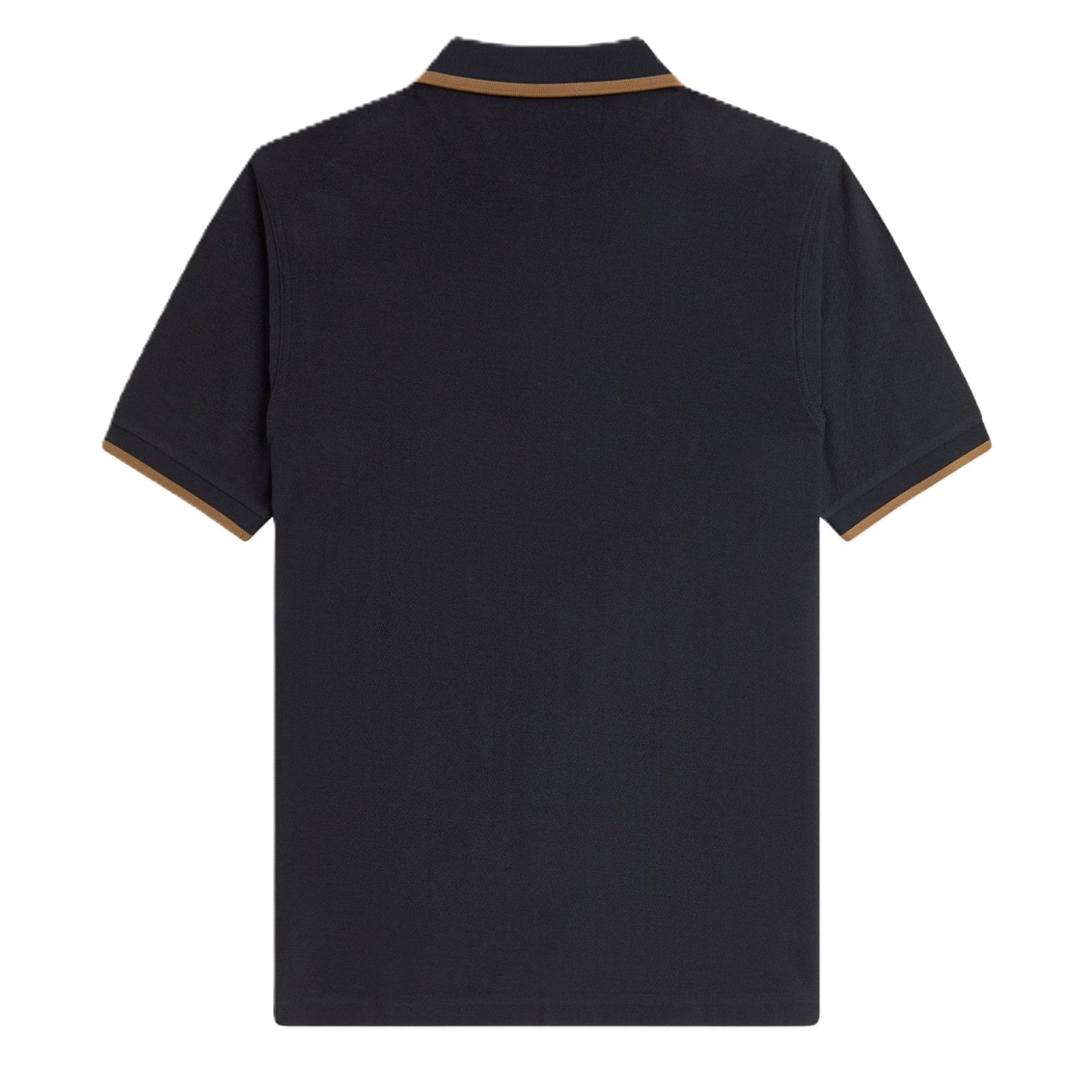 Fred Perry Crepe Pique Polo Shirt Black