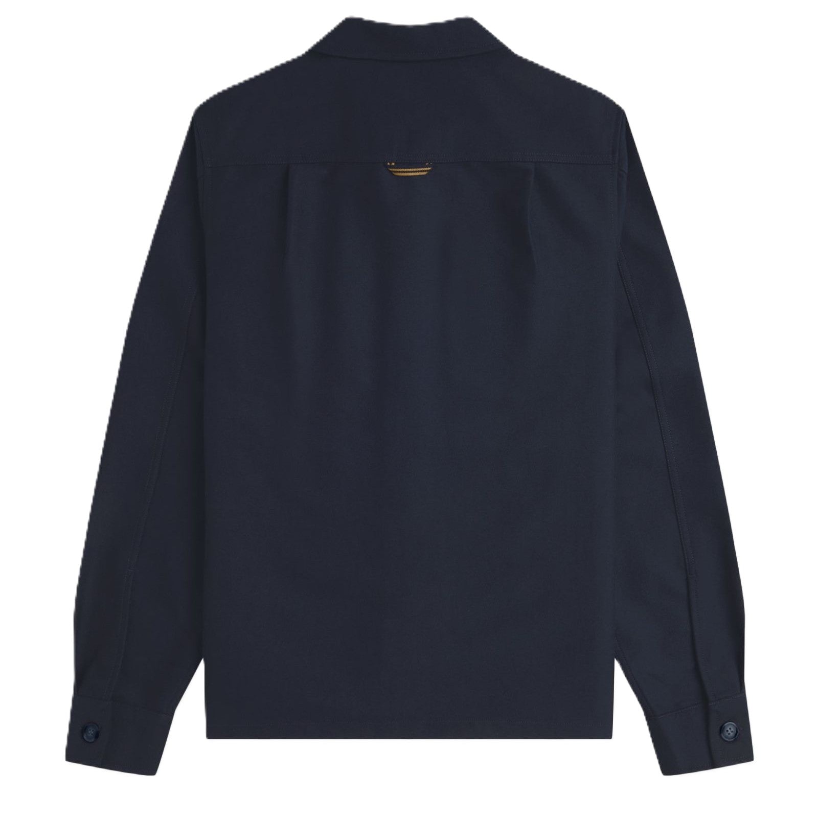 Fred Perry Brushed Twill Overshirt Navy