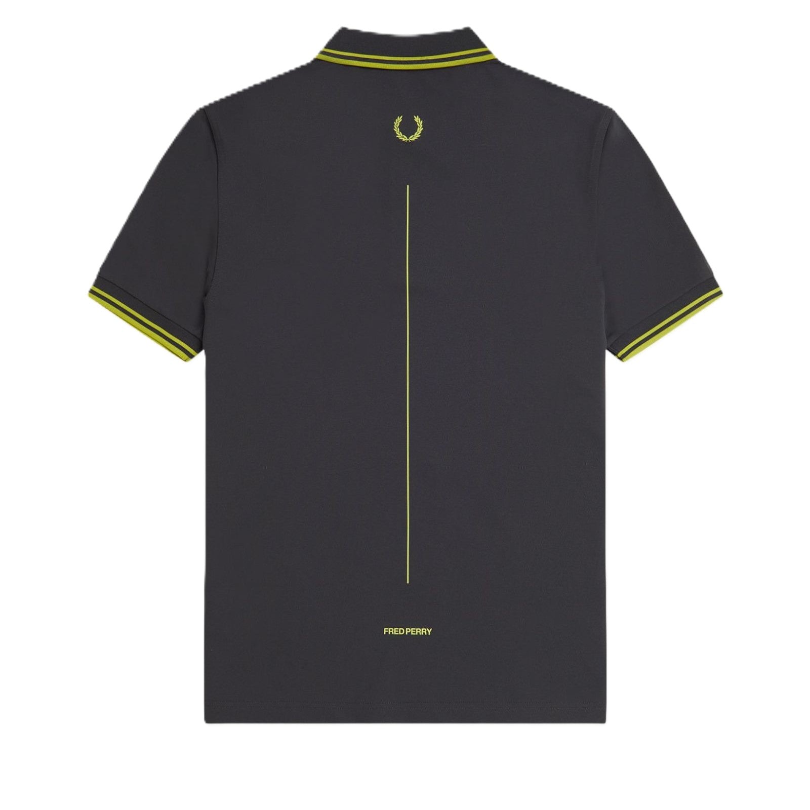 Fred Perry Tennis Shirt Anchor Grey/ Citron