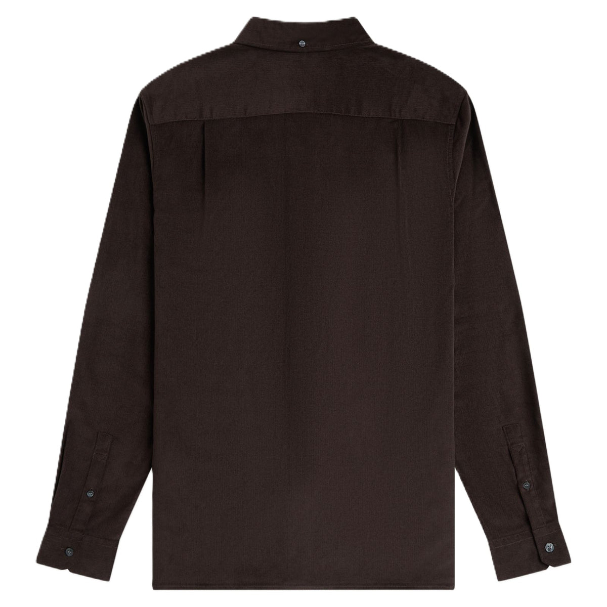 Fred Perry Needle Cord Shirt Rich Brown
