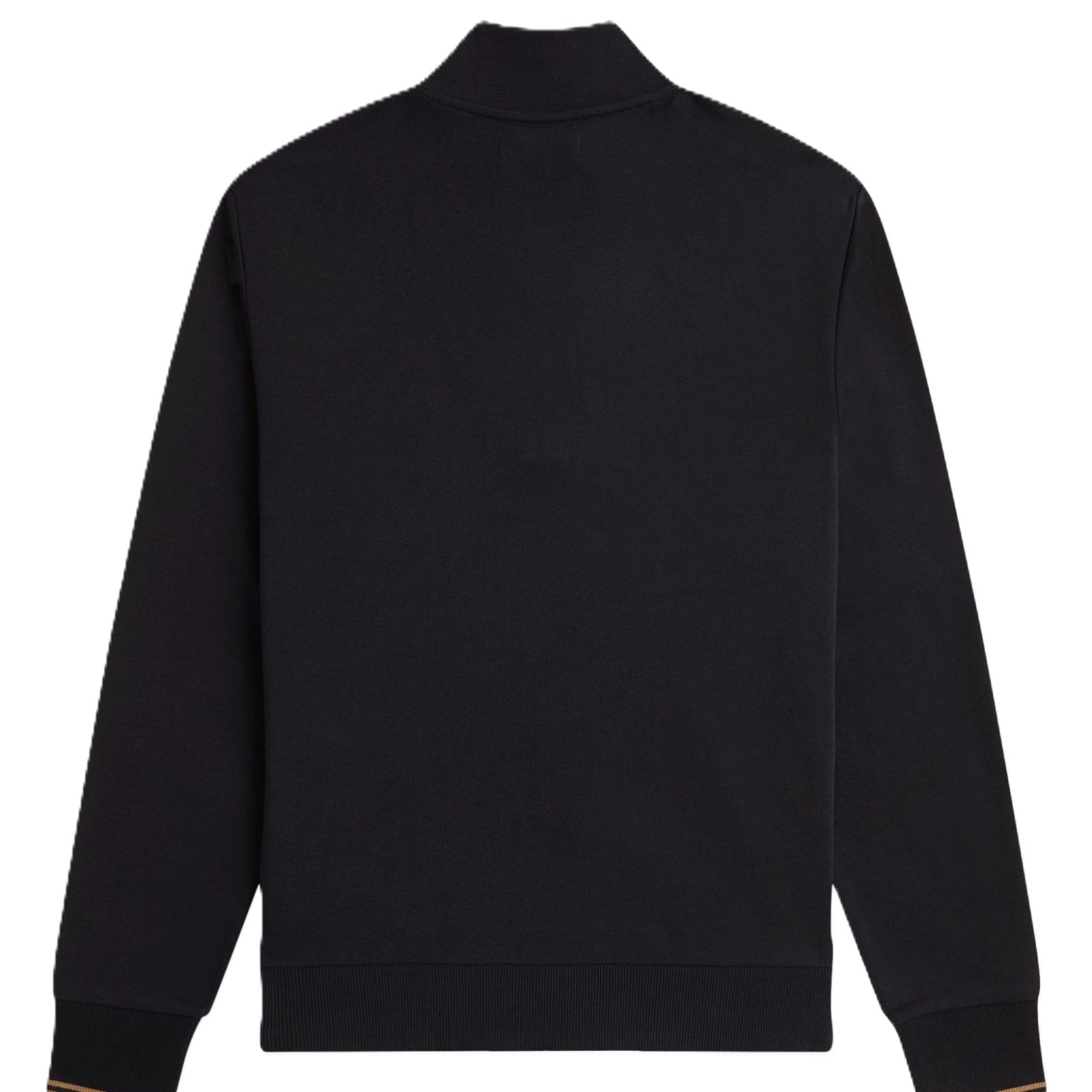 Fred Perry Half Zip Sweatshirt Black Shaded Stone