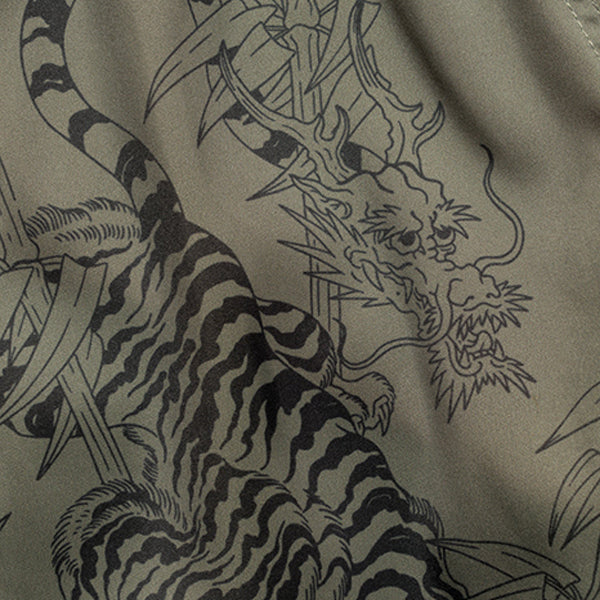 Maharishi Bamboo Tiger Swim Shorts Olive