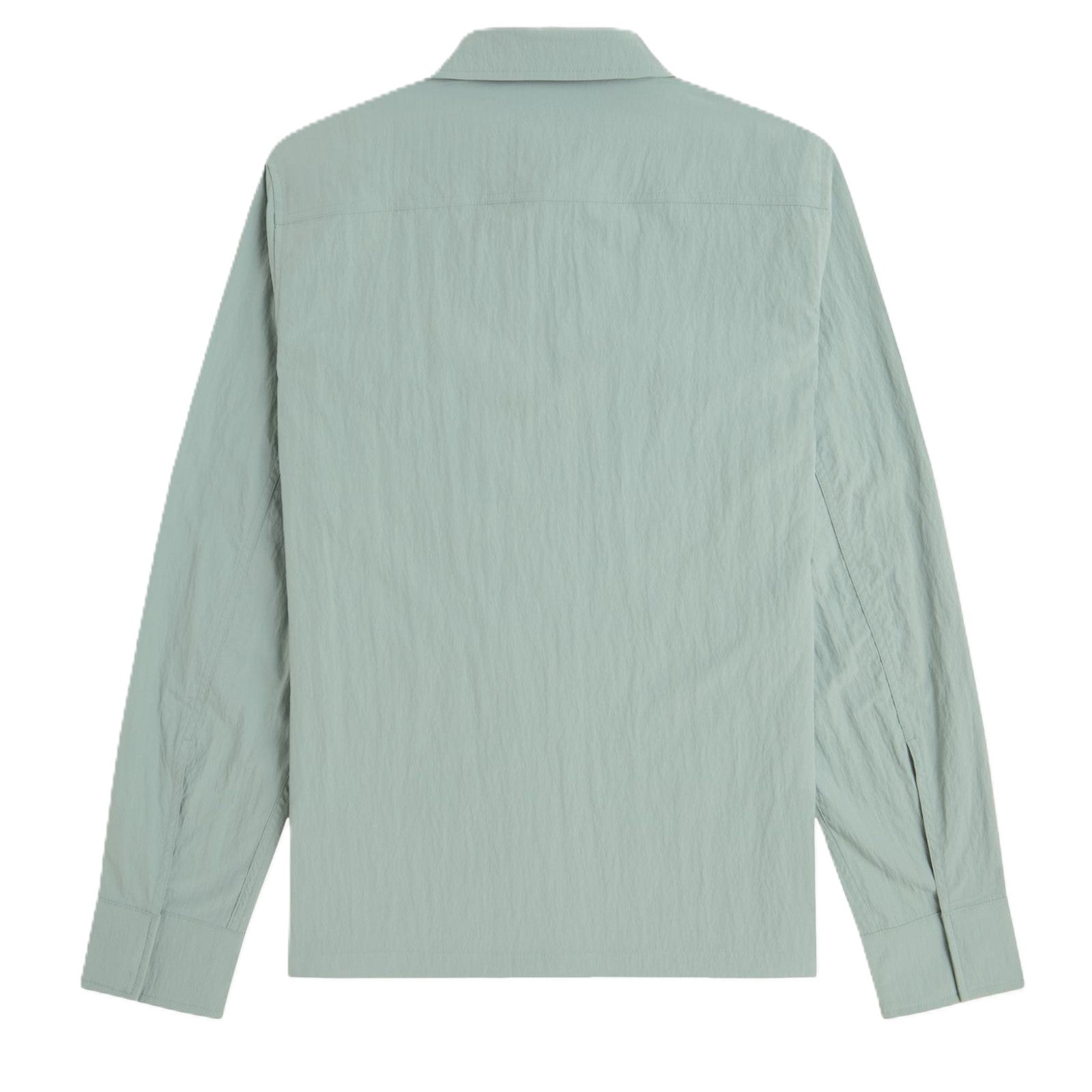 Fred Perry Zip Through Overshirt Bayleaf