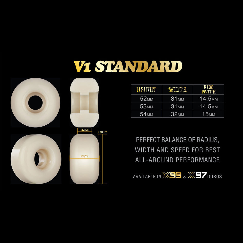 Bones Wheels X-Formula 97A V1 Standard