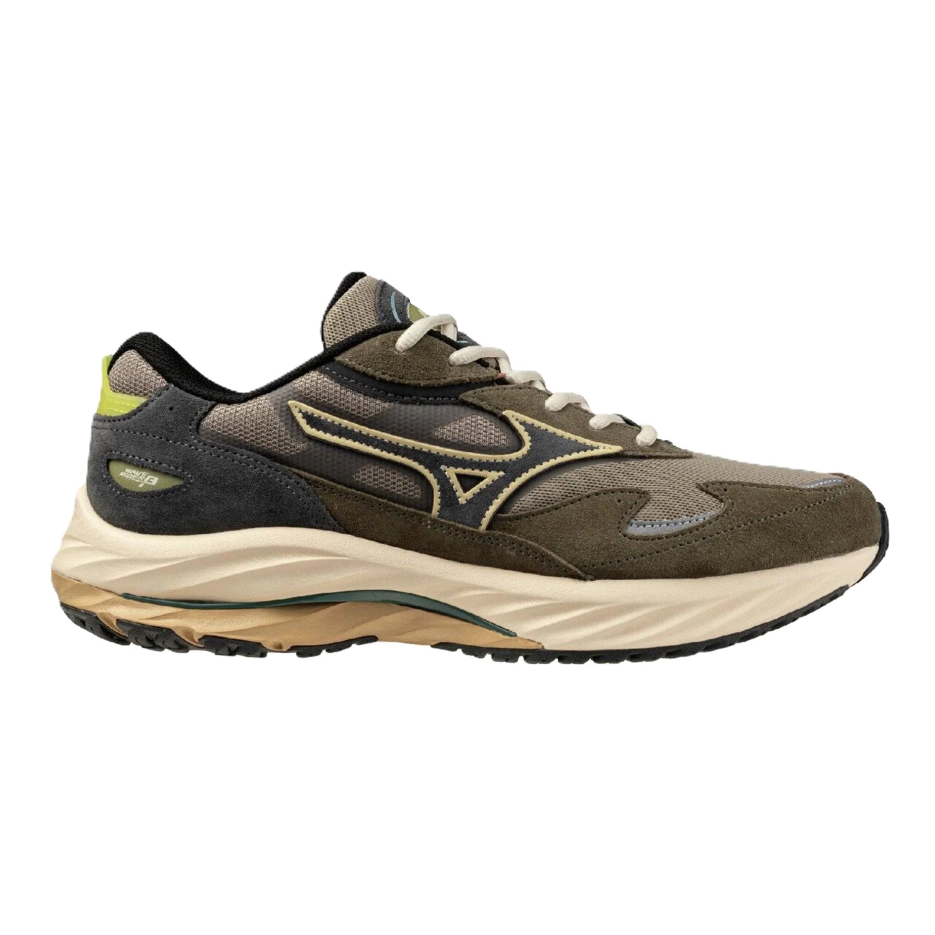 Mizuno Wave Rider B Vintage Khaki/Black Sand/Grape
